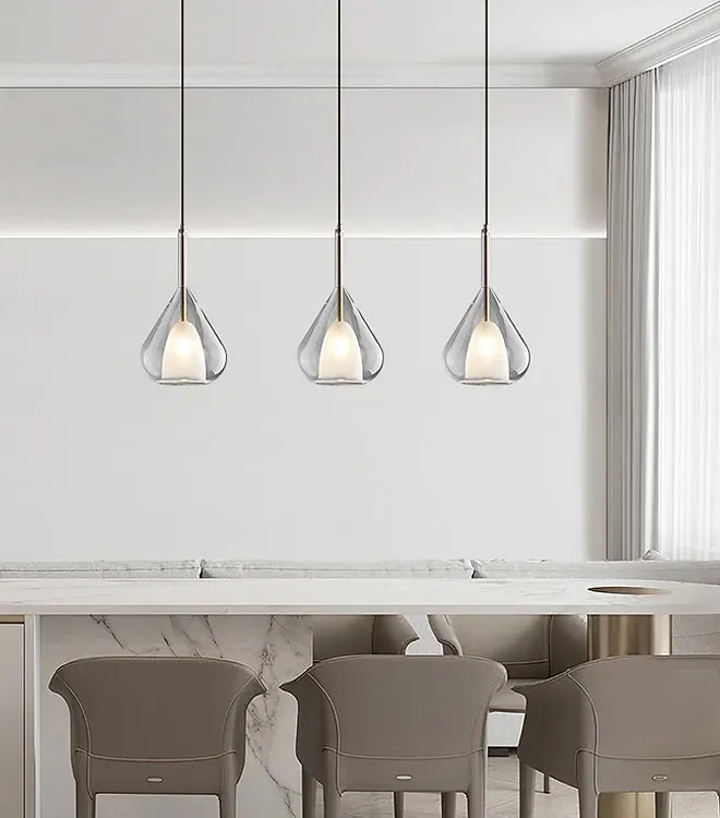 LED Modern Italian Style Droplet Design Decorative Simple Pendant Light