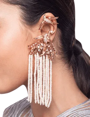 Lophorina Chandelier Ear Cuff Earrings