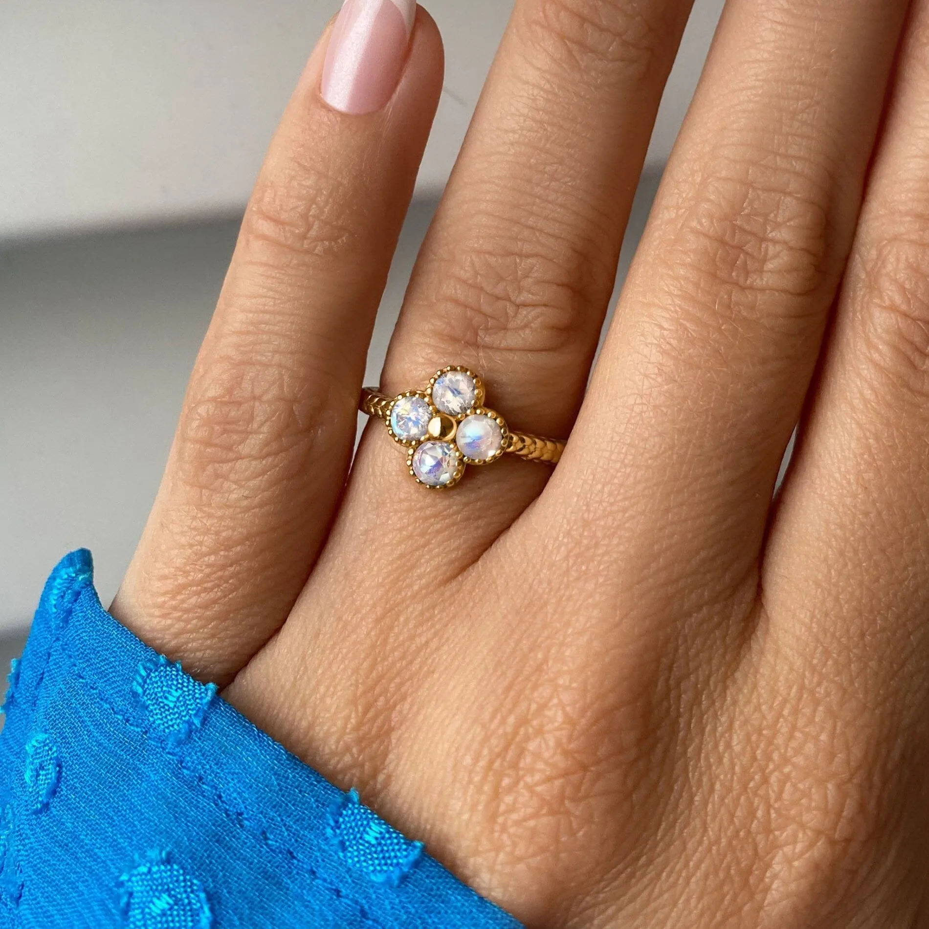 Lucky Me Ring - Moonstone