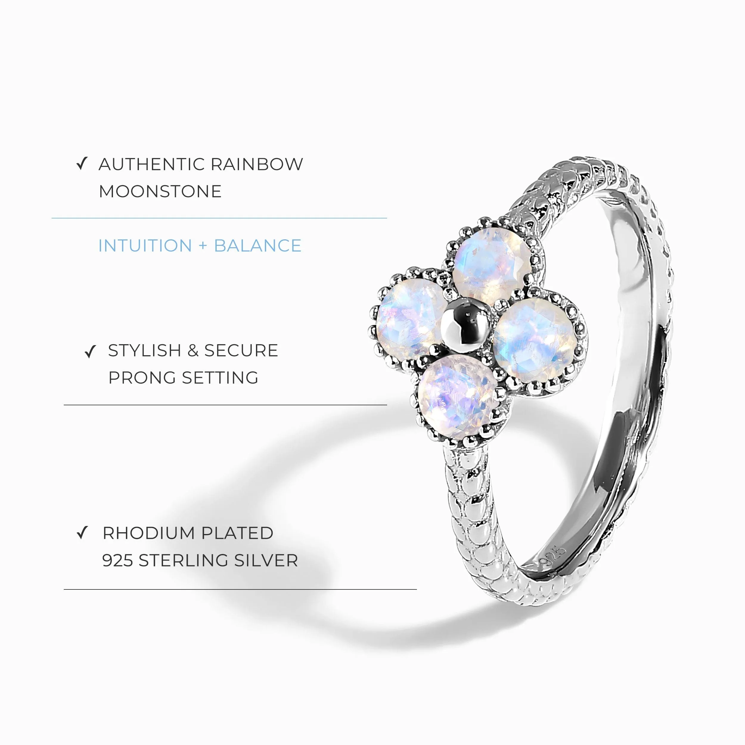 Lucky Me Ring - Moonstone