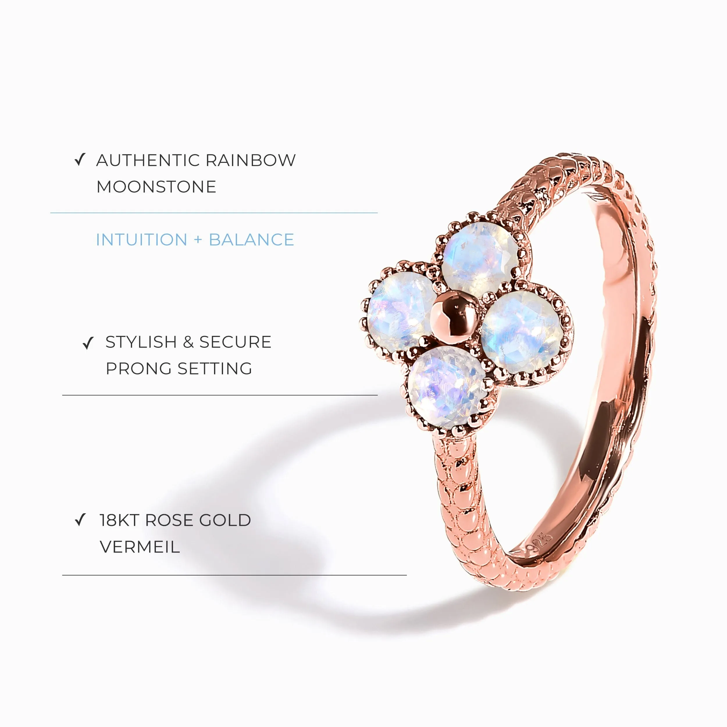 Lucky Me Ring - Moonstone