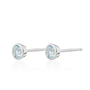 March Birthstone Earrings (Aquamarine)
