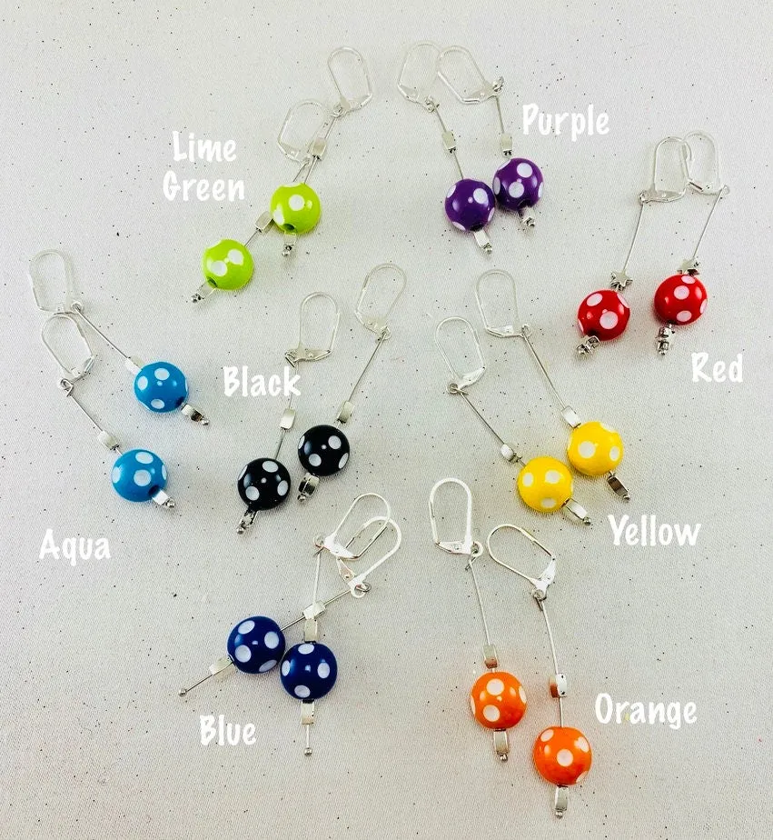Micro Pickleball Earrings (Variety Of Colors) | Pickleball Jewelry | Fun Pickleball Gifts