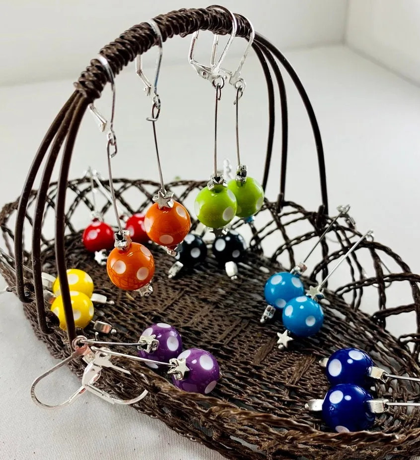 Micro Pickleball Earrings (Variety Of Colors) | Pickleball Jewelry | Fun Pickleball Gifts