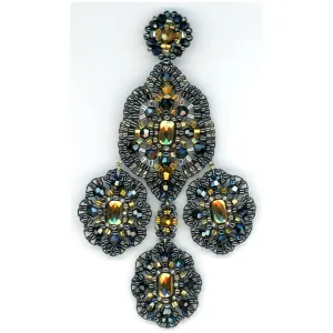 MIGUEL ASES METALLIC STATEMENT CHANDELIER