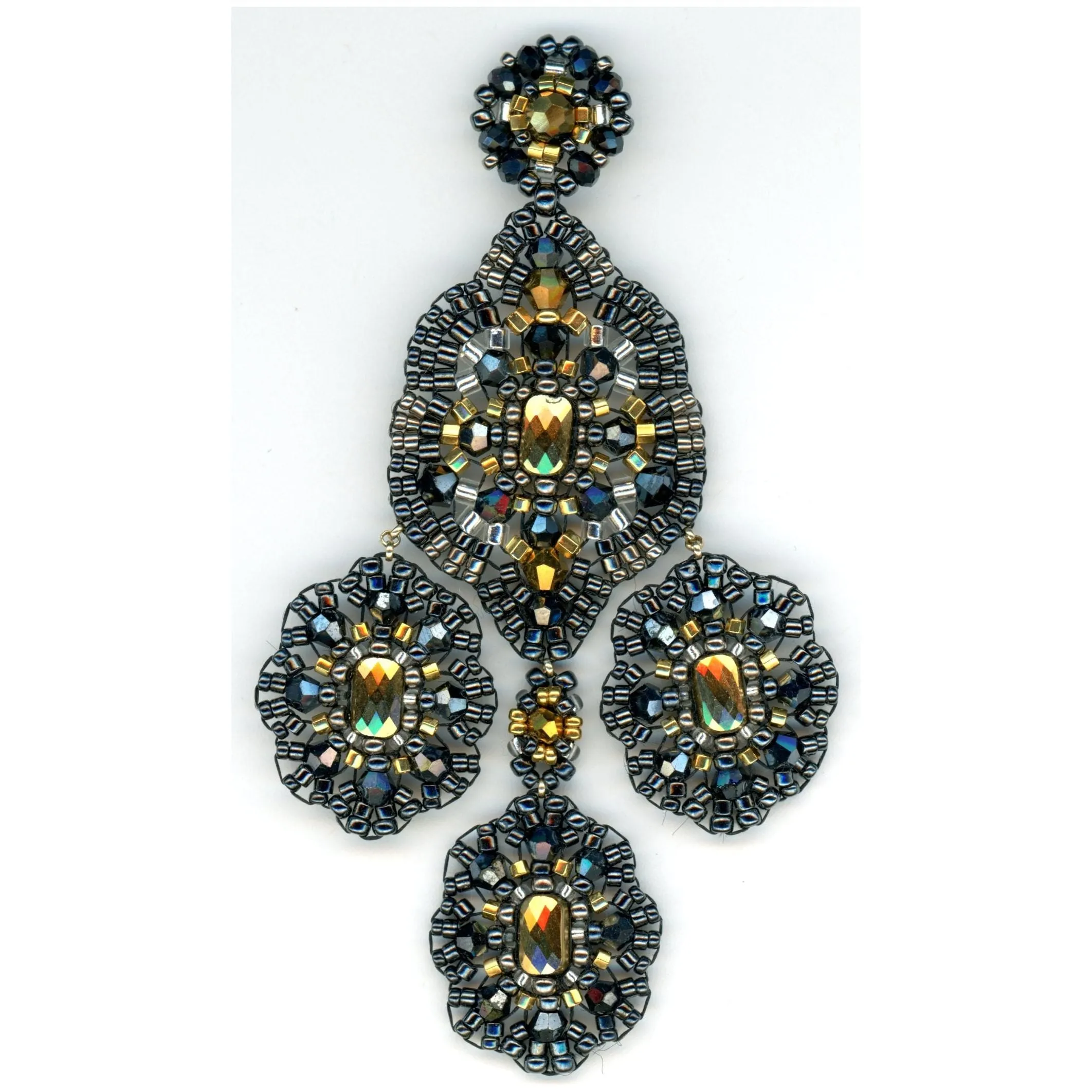 MIGUEL ASES METALLIC STATEMENT CHANDELIER