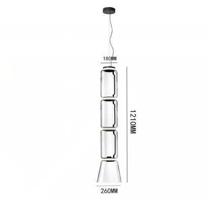 Modern LED Pendant Lights Living Dining Bedroom Store Loft Decor Hanging Lamp Italy Design Heavy Glass Suspension Luminaire