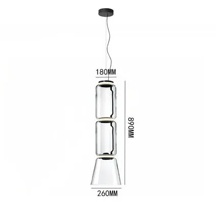 Modern LED Pendant Lights Living Dining Bedroom Store Loft Decor Hanging Lamp Italy Design Heavy Glass Suspension Luminaire