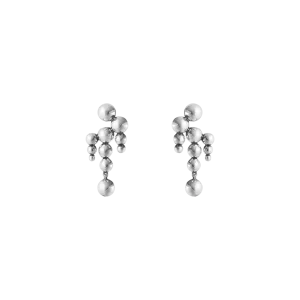 Moonlight Grapes Small Chandelier Earrings - Silver - 20001411