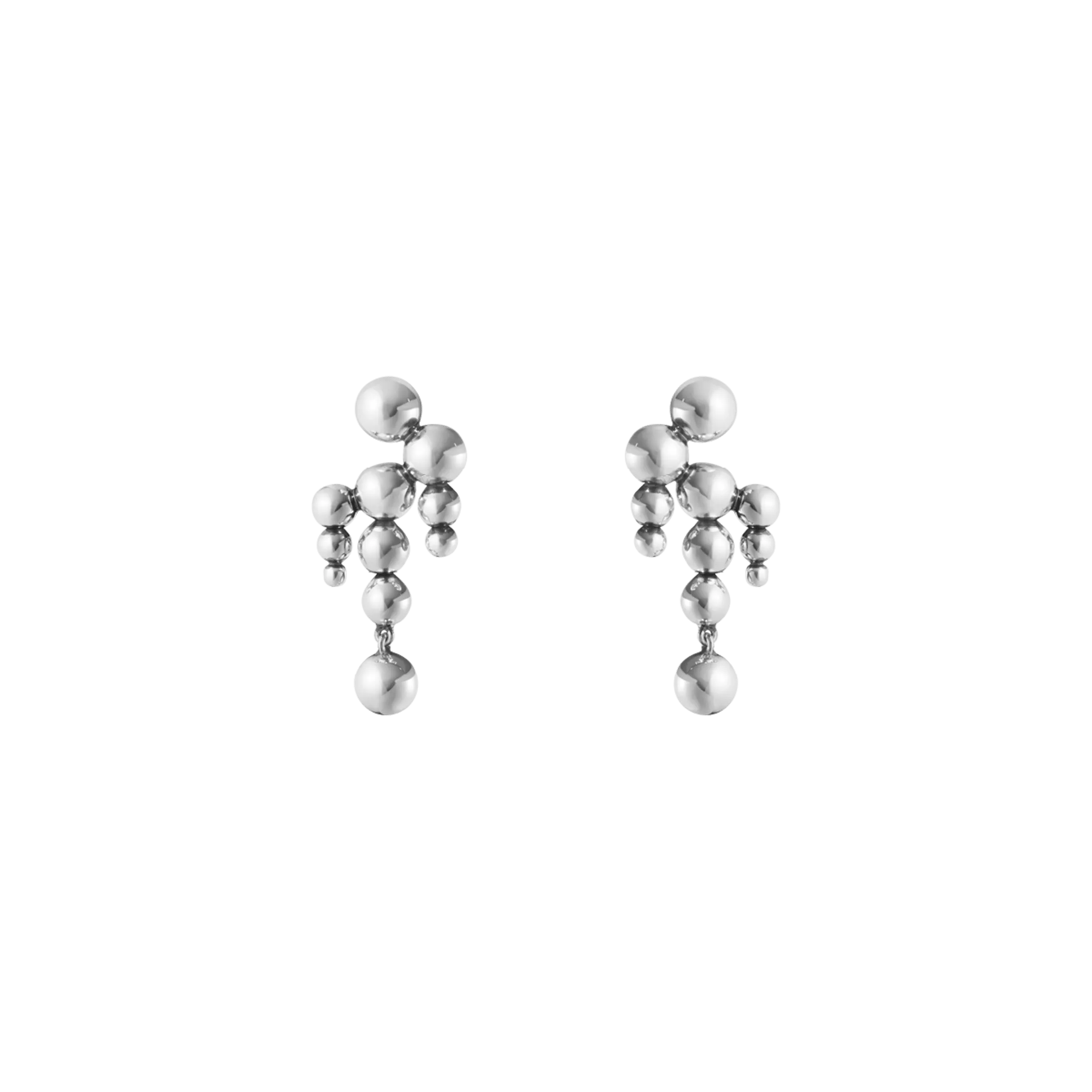 Moonlight Grapes Small Chandelier Earrings - Silver - 20001411