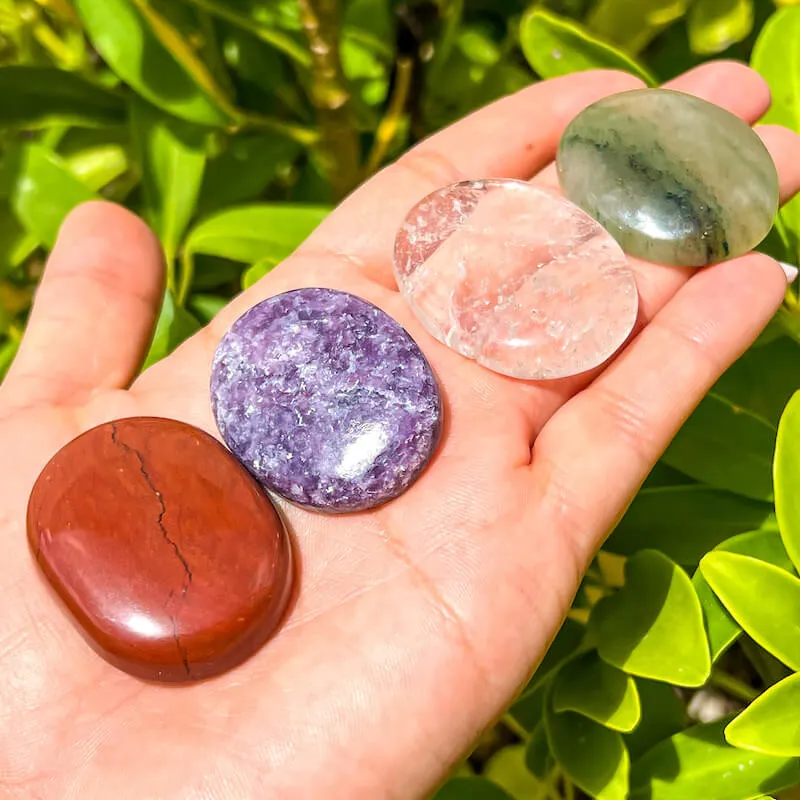 Natural Gemstone Palm Stone