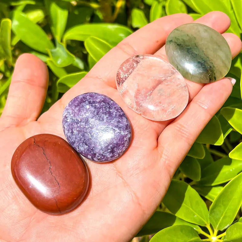 Natural Gemstone Palm Stone