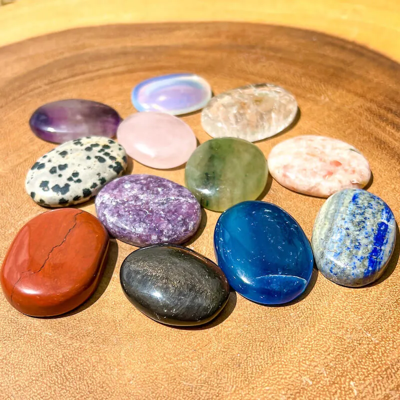 Natural Gemstone Palm Stone