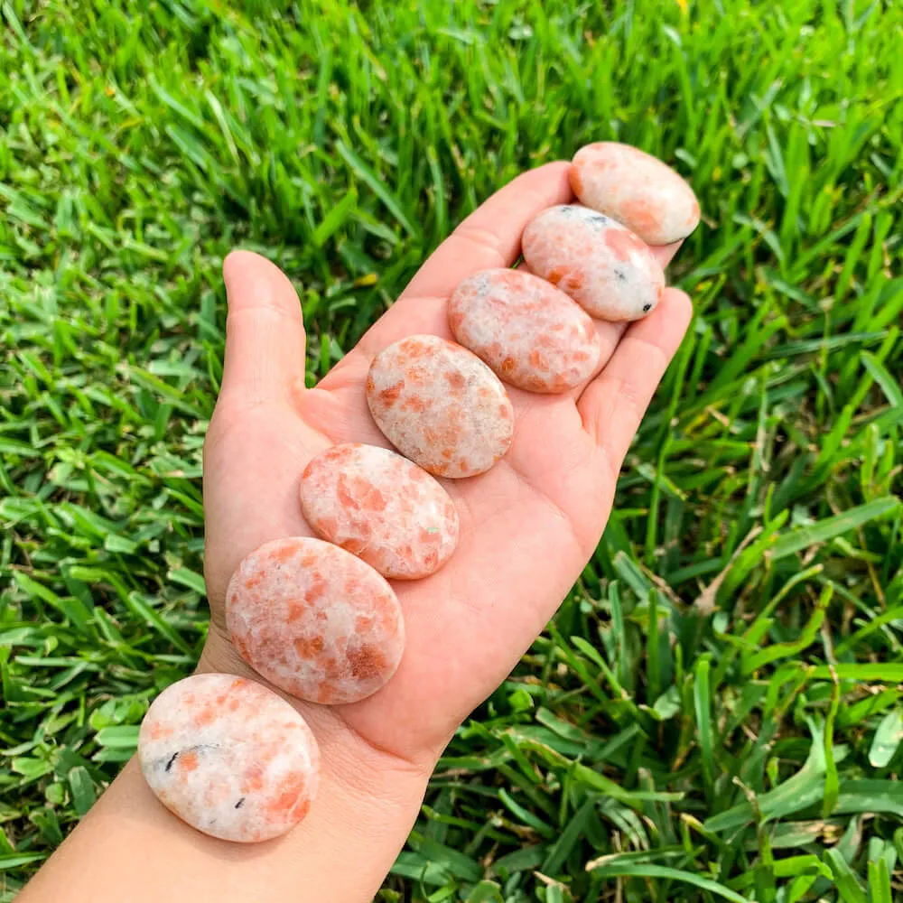 Natural Gemstone Palm Stone