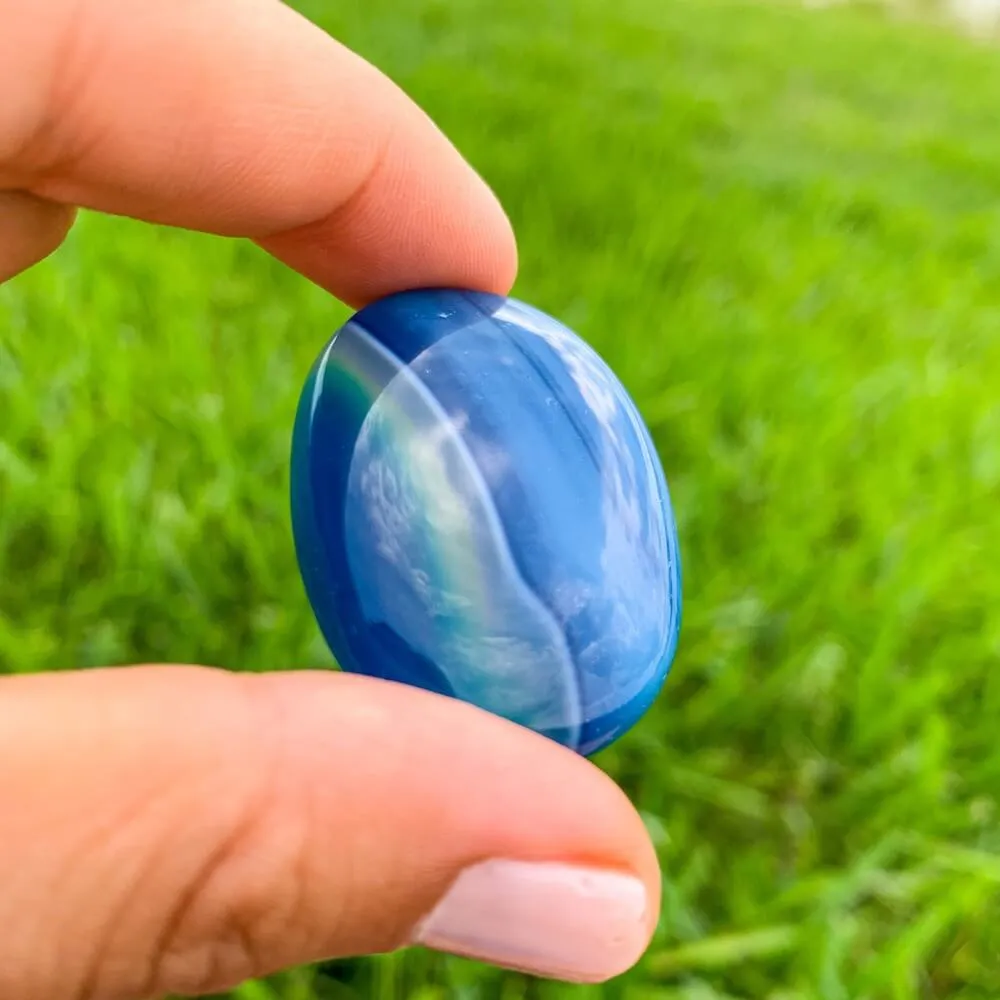Natural Gemstone Palm Stone