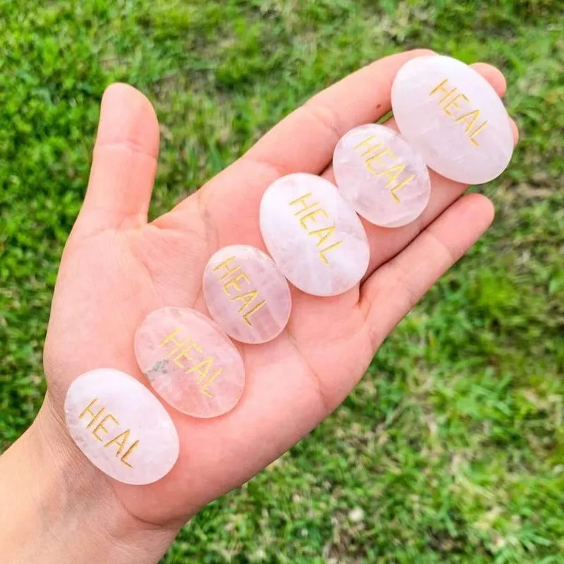 Natural Gemstone Palm Stone