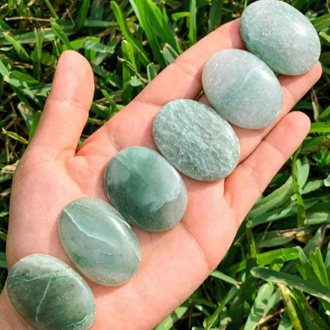 Natural Gemstone Palm Stone