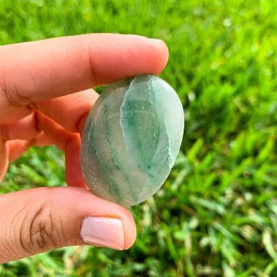 Natural Gemstone Palm Stone