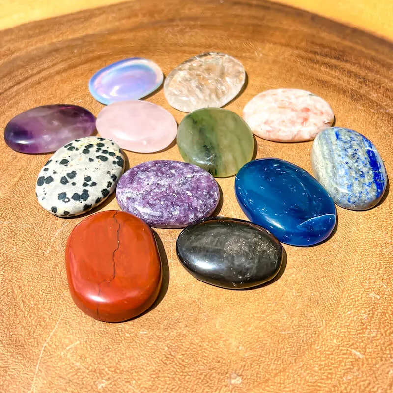Natural Gemstone Palm Stone