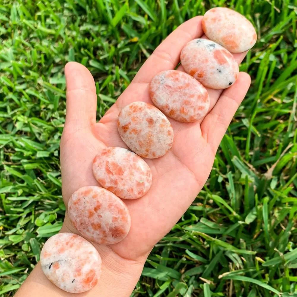 Natural Gemstone Palm Stone