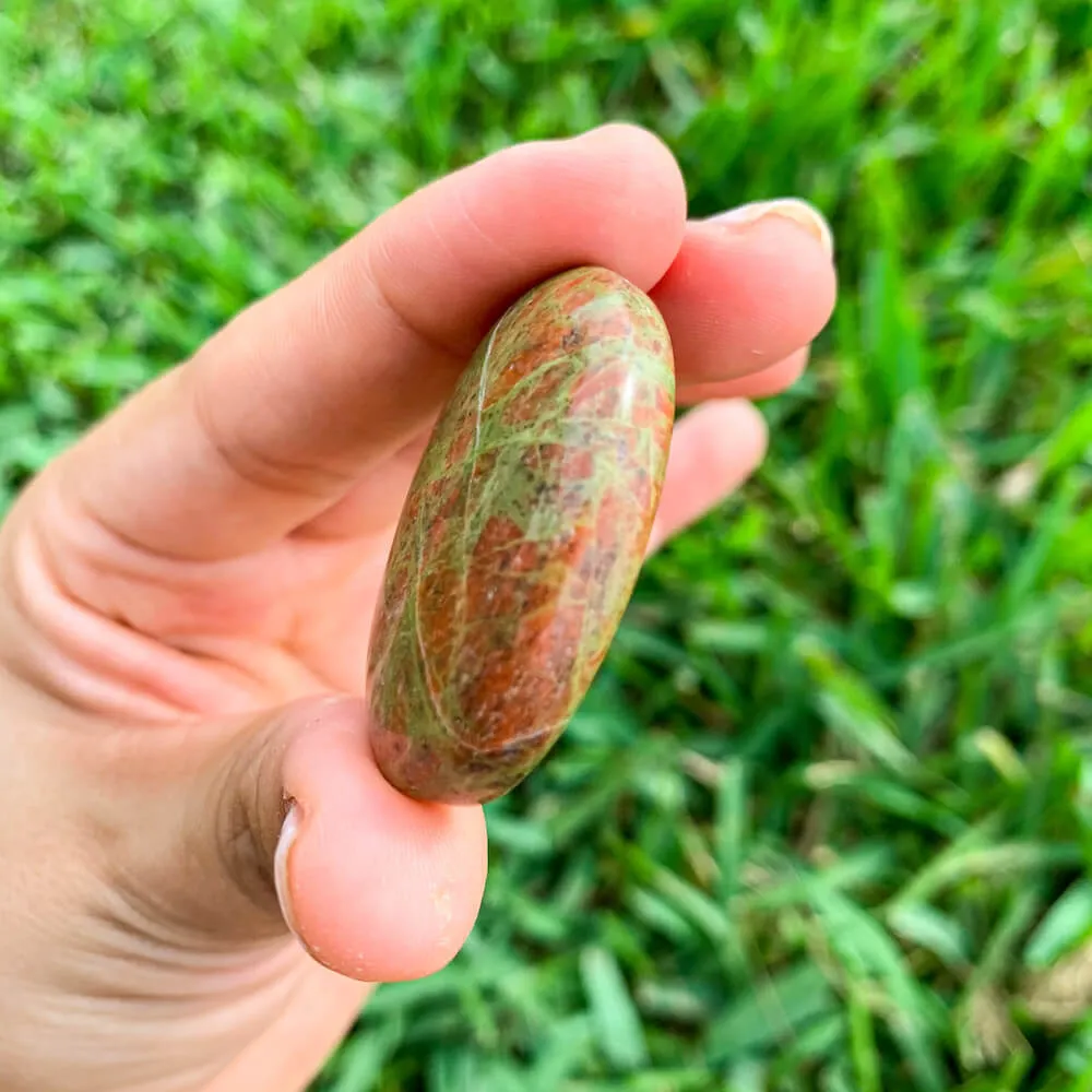 Natural Gemstone Palm Stone