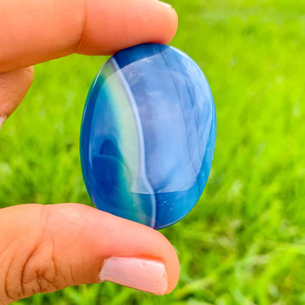 Natural Gemstone Palm Stone