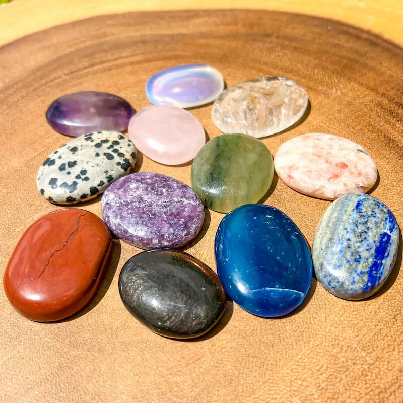 Natural Gemstone Palm Stone