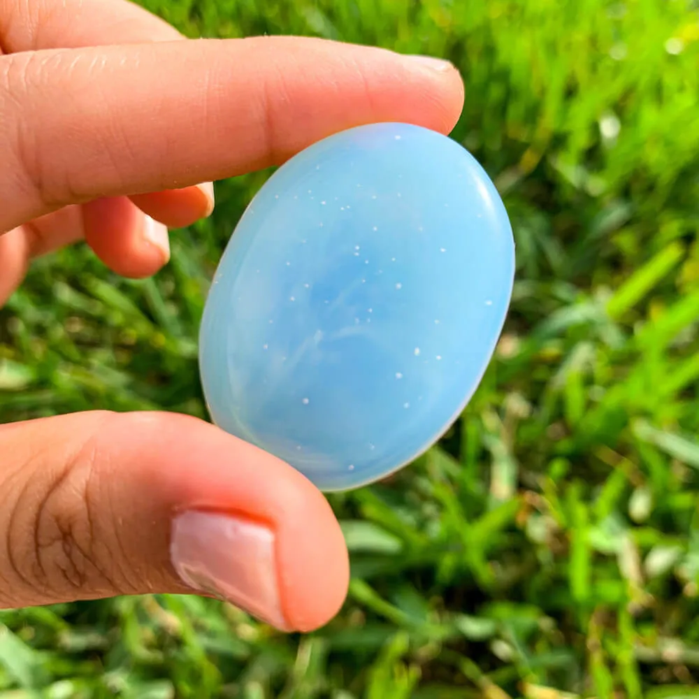 Natural Gemstone Palm Stone