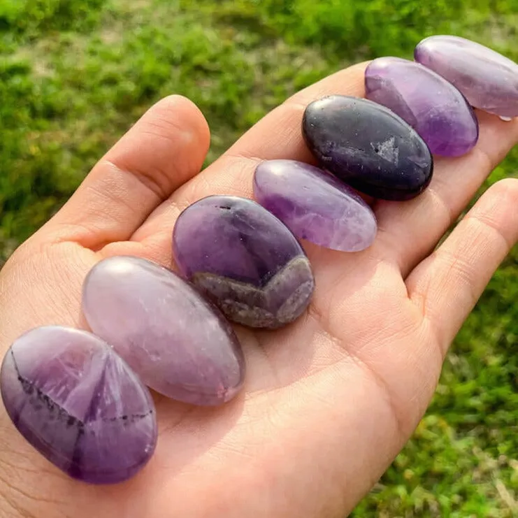Natural Gemstone Palm Stone