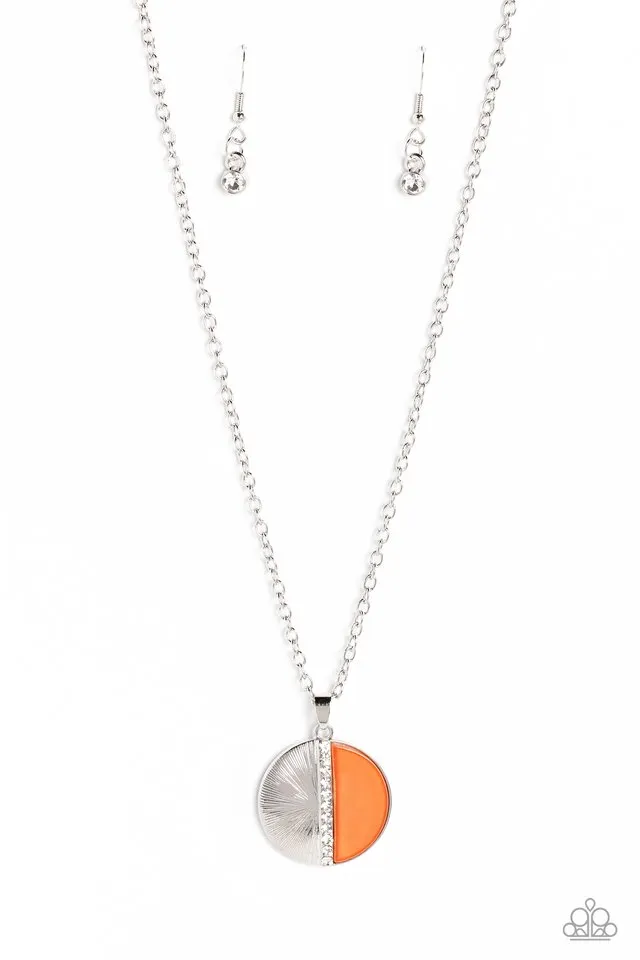 Paparazzi Necklace ~ Captivating Contrast - Orange