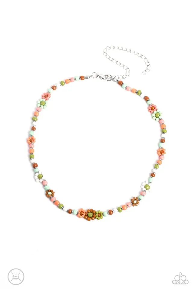 Paparazzi Necklace ~ Flower Child Flair - Multi