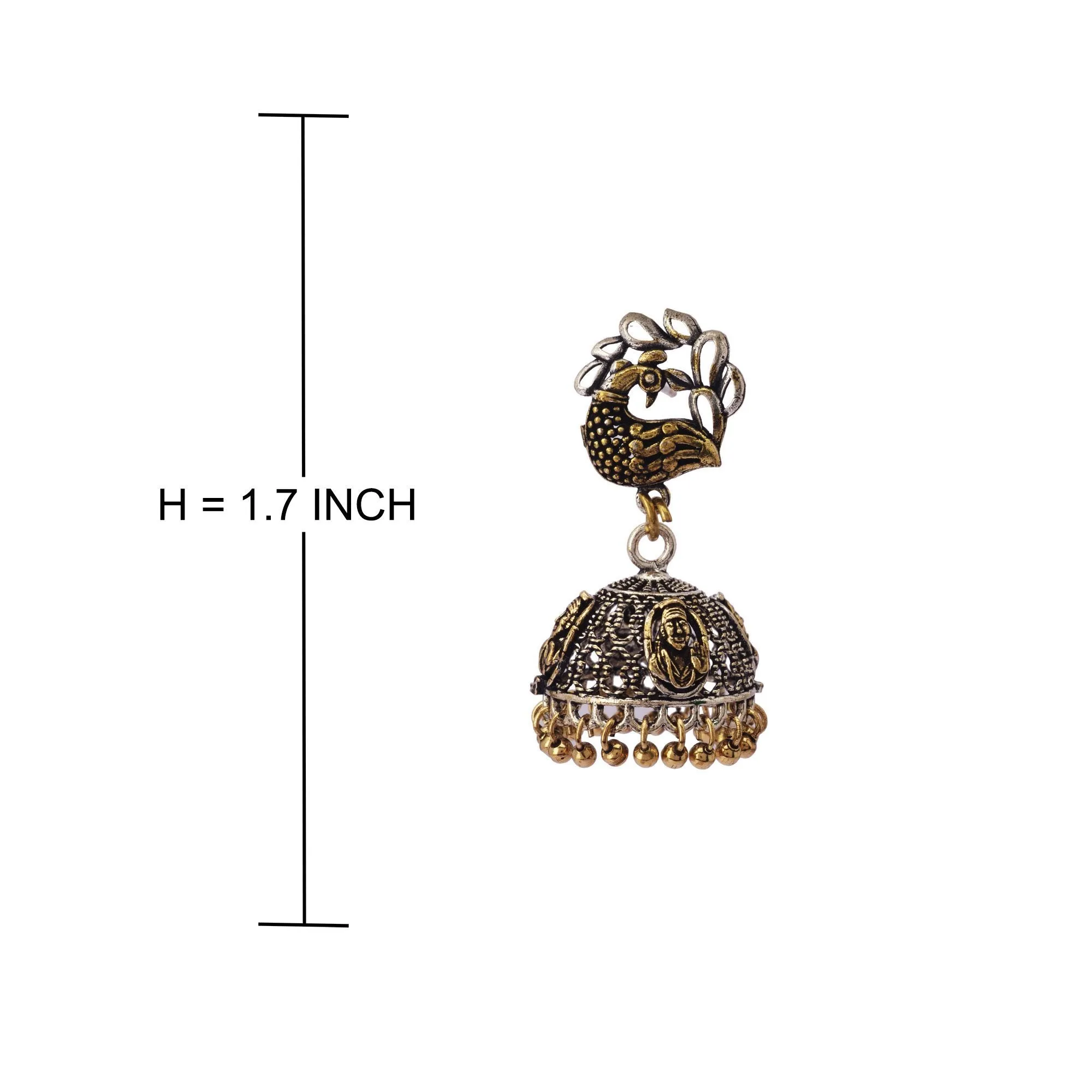 Peacock Drop Earrings