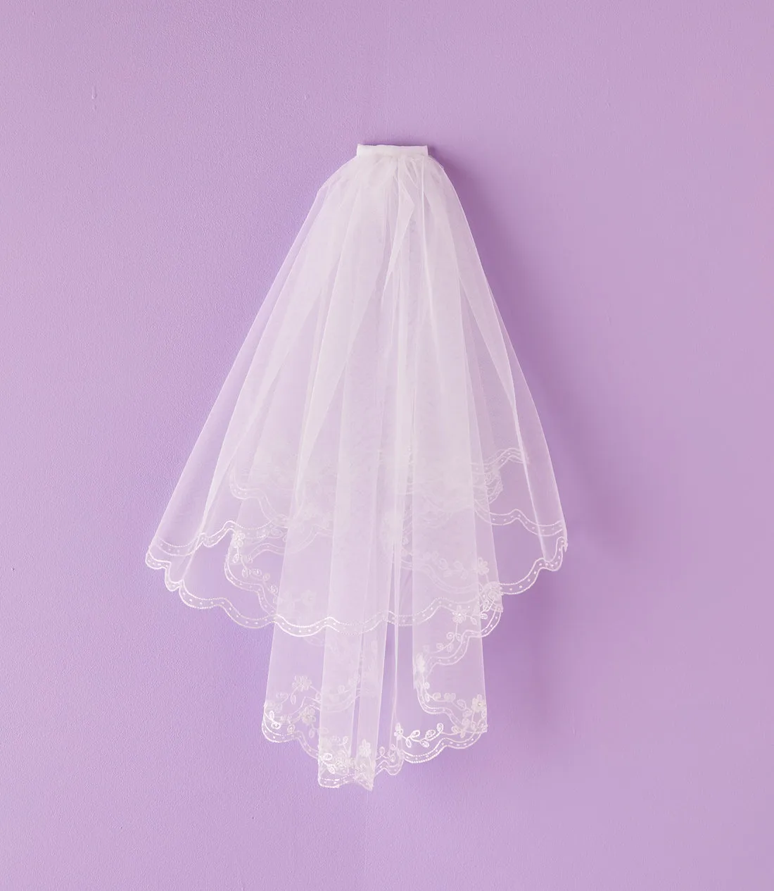 Peridot Sylvie veil white