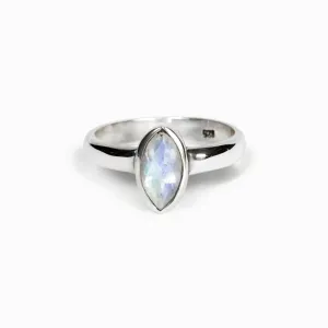 Rainbow Moonstone Ring