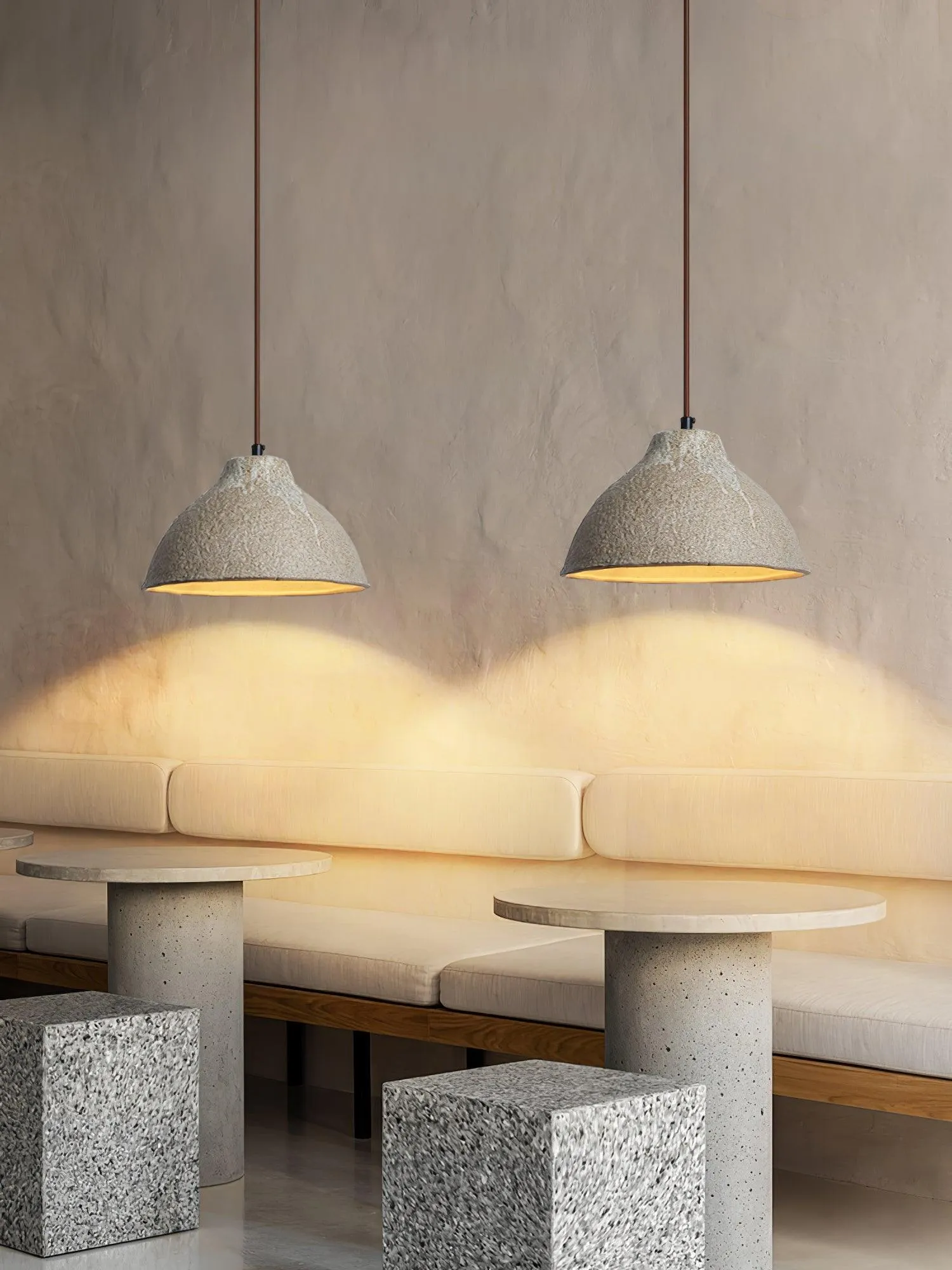 Raku Retro Ceramic Pendant Lamp