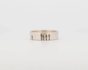 READY TO SHIP #151 Pine Forest Ring - Medium - Size 9