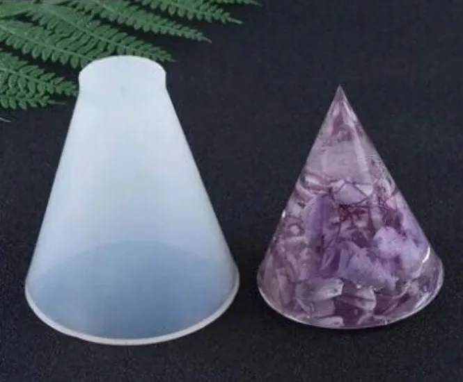 Ring Cone Resin Molds, Ring Holder Silicone Molds for DIY Ring Stand, Jewelry Display Stand, Wedding Engagement Gift, Pyramid Mold Epoxy
