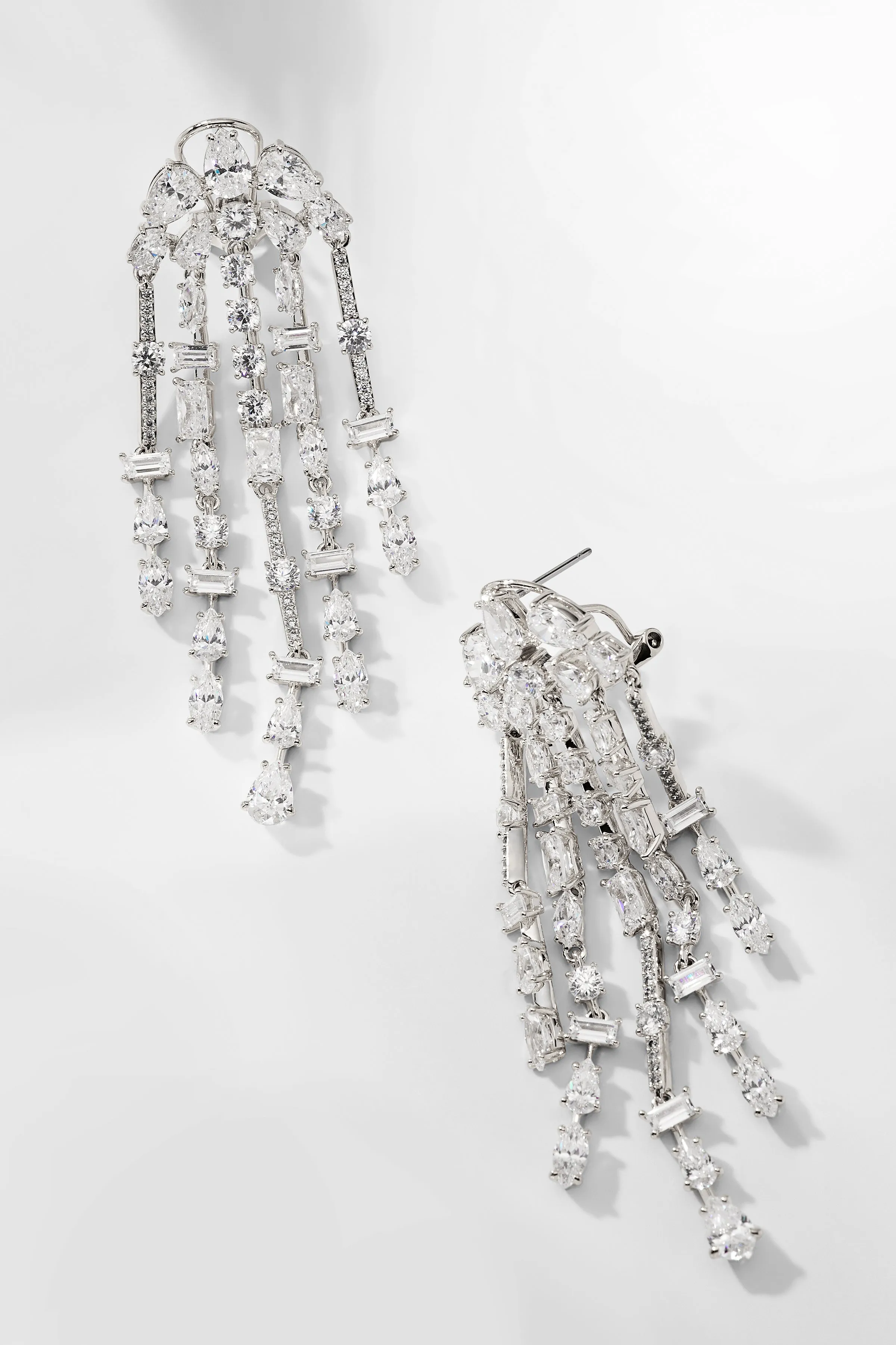 ROCKSTARS CZ CHANDELIER EARRINGS