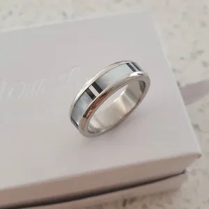 Rory Men's Ring, Stainless Steel, Sizes 6-12