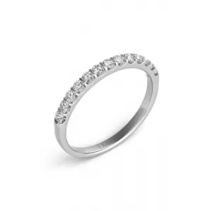 S Kashi & Sons Prong Set Wedding Band EN7771-BWG