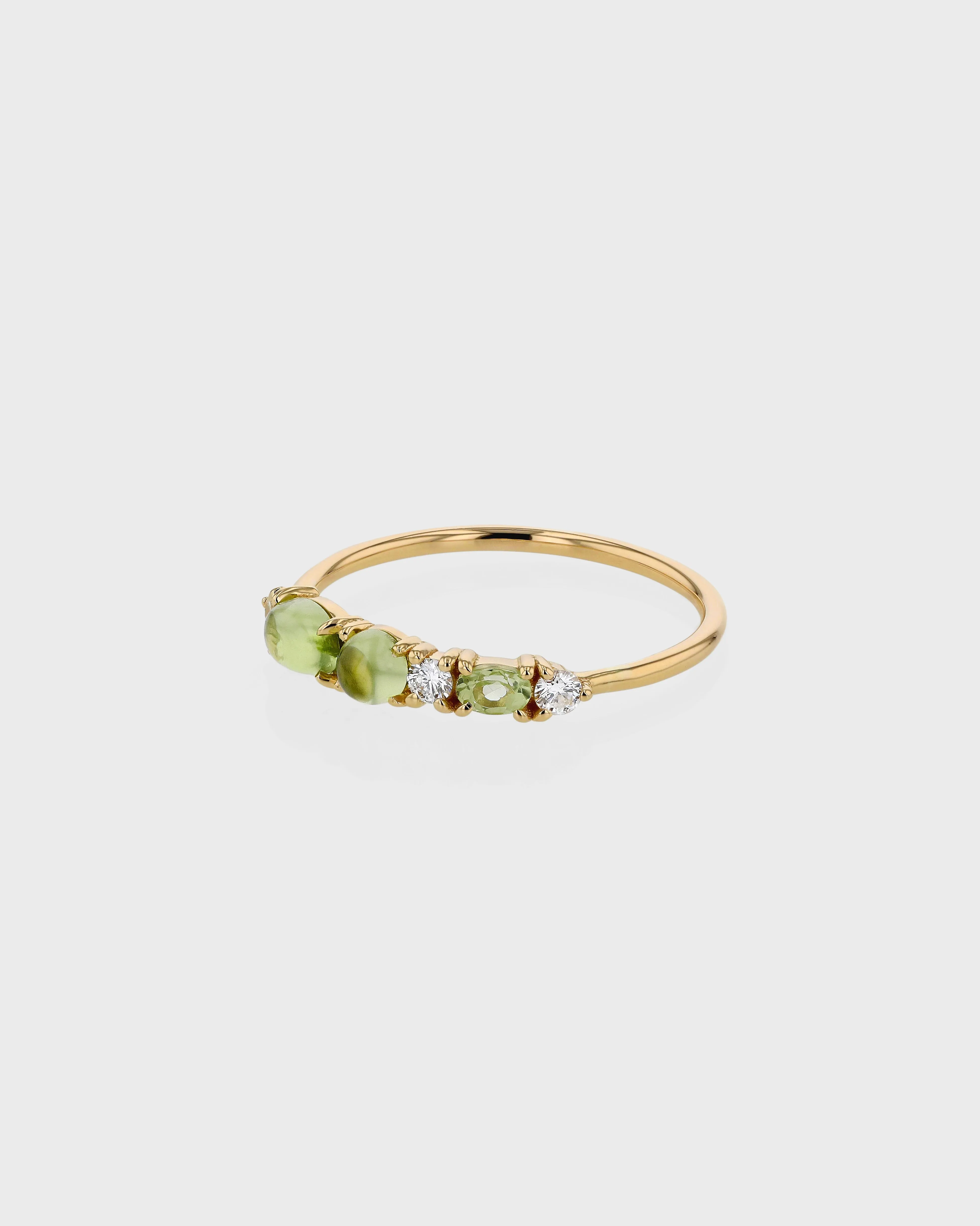 Sand Peridot Ring