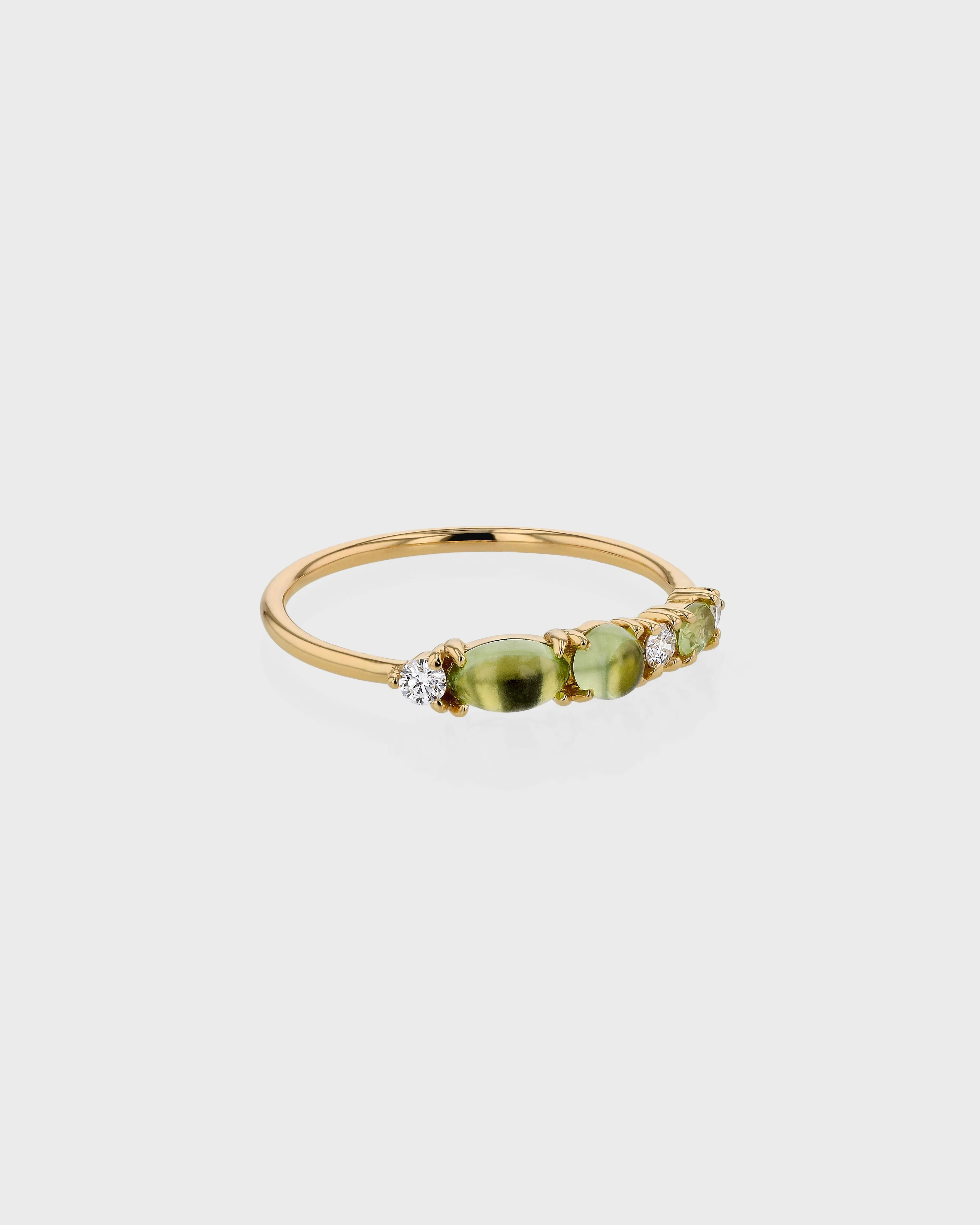 Sand Peridot Ring