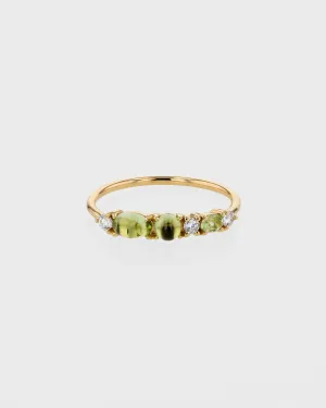 Sand Peridot Ring