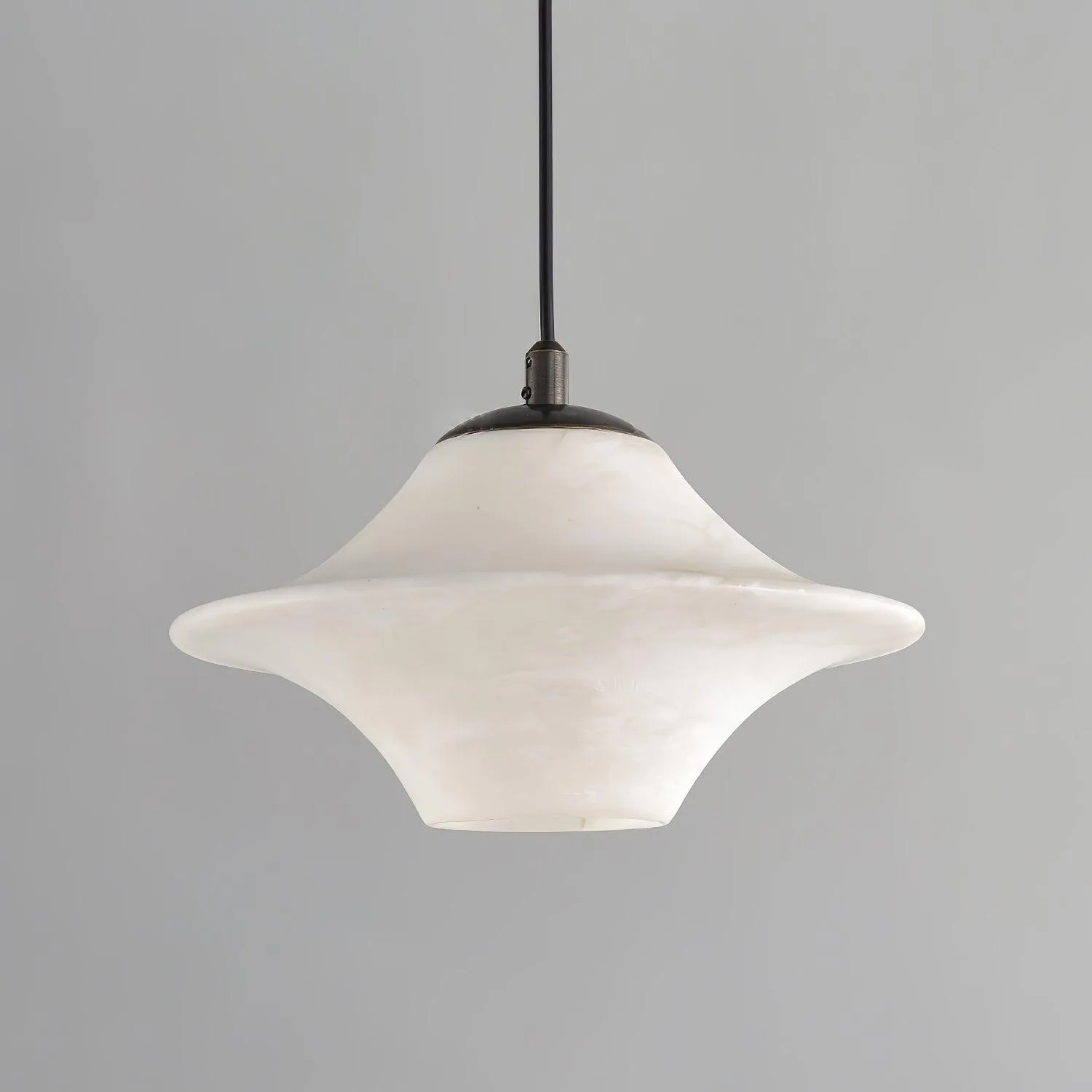 Saucer Alabaster Pendant Light