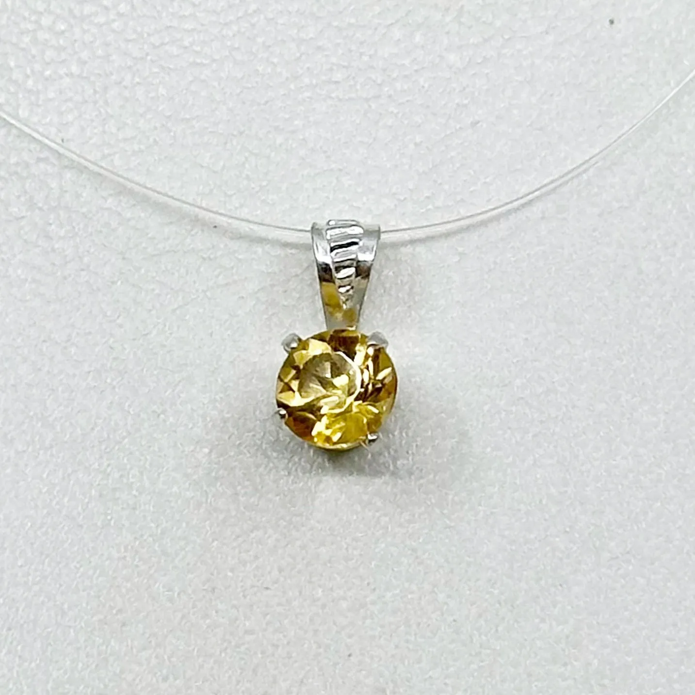 Sterling silver Citrine Pendant GM150