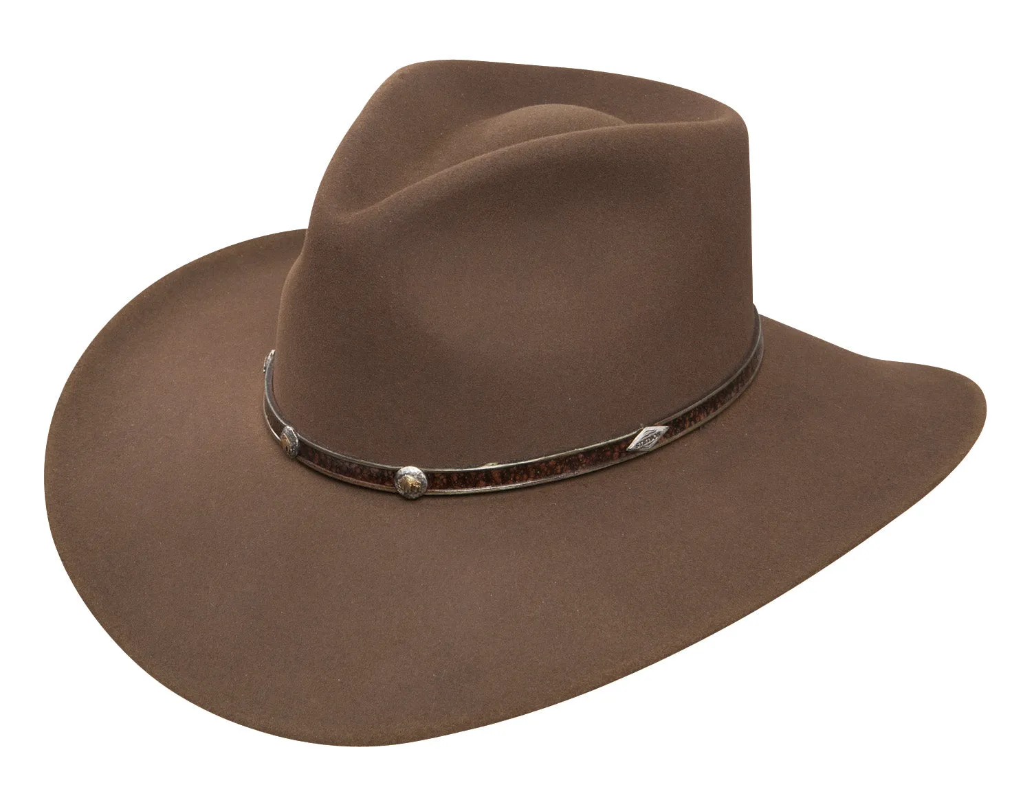 Stetson Sawtooth Buffalo Felt Western Hat