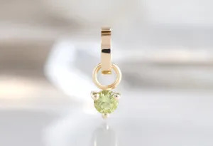 The Peridot Birthstone Charm