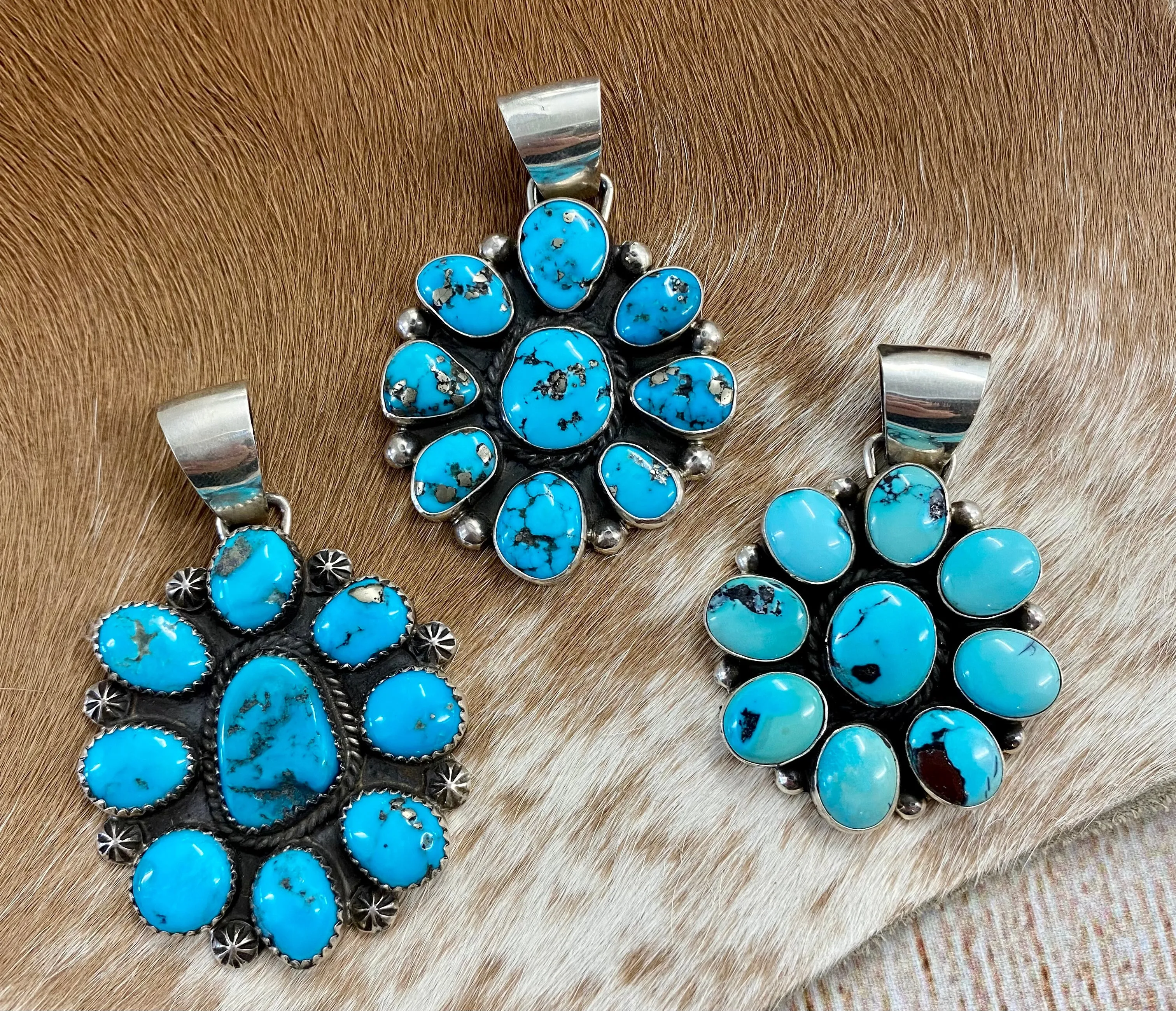 The Prosperity Sleeping Beauty Turquoise Pendant By Arnold & Karlene Goodluck