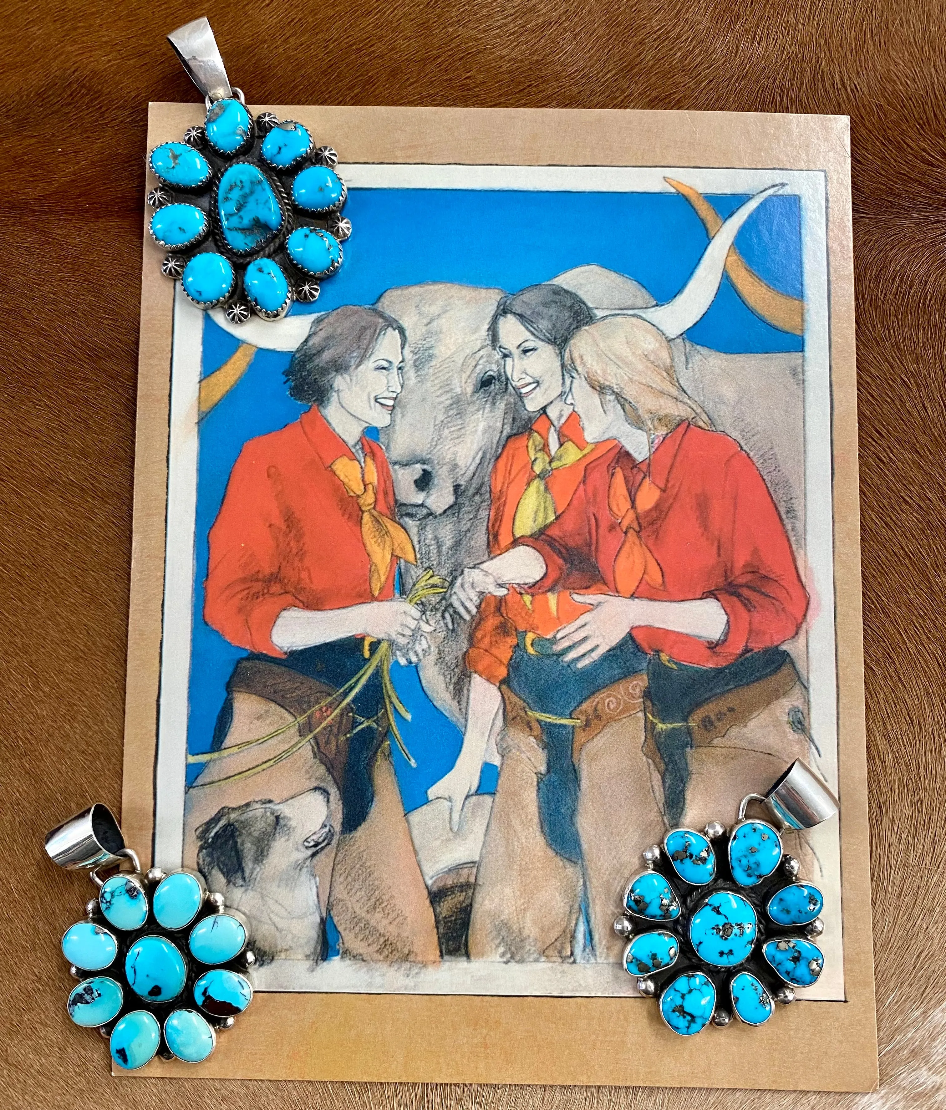 The Prosperity Sleeping Beauty Turquoise Pendant By Arnold & Karlene Goodluck