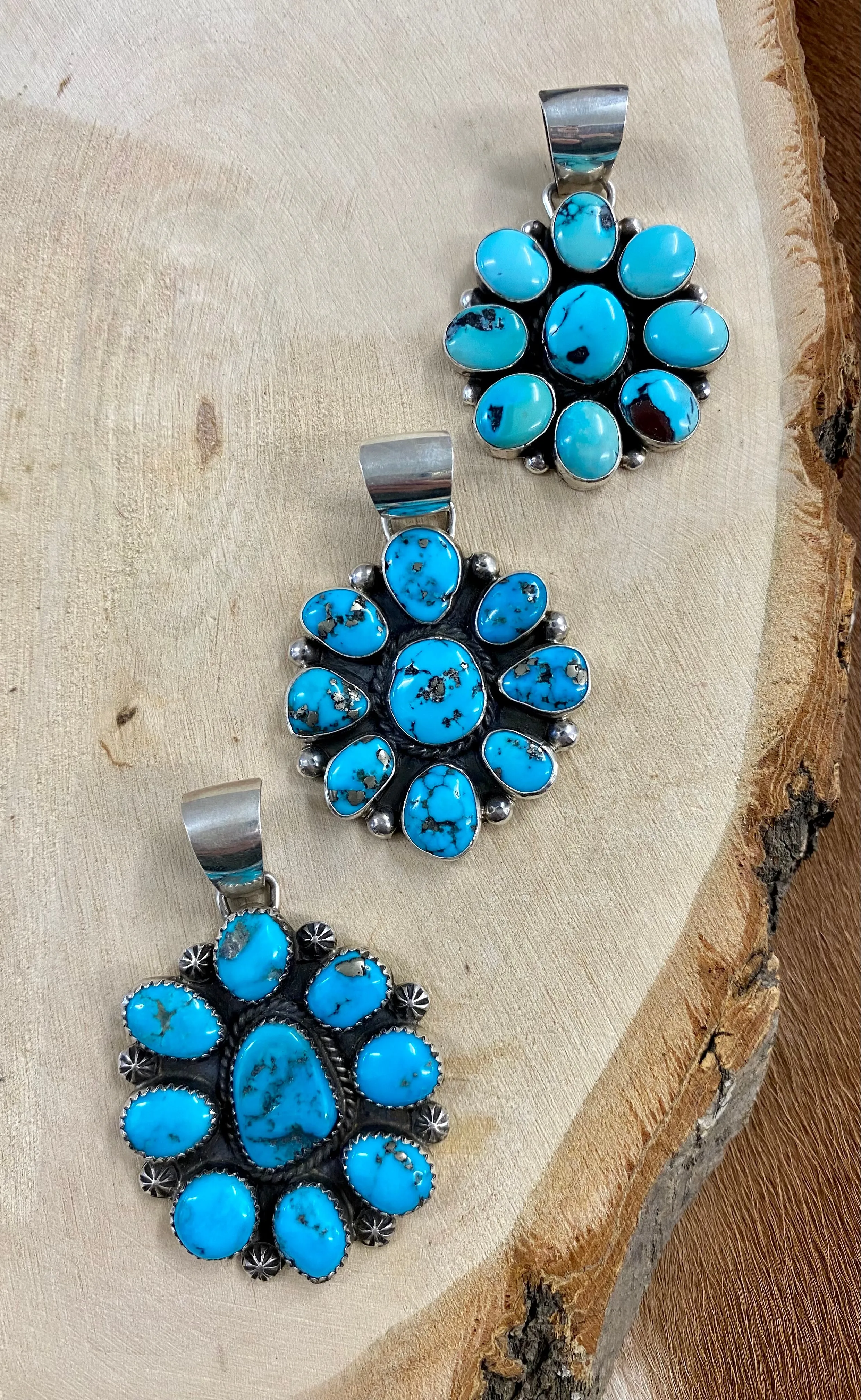 The Prosperity Sleeping Beauty Turquoise Pendant By Arnold & Karlene Goodluck